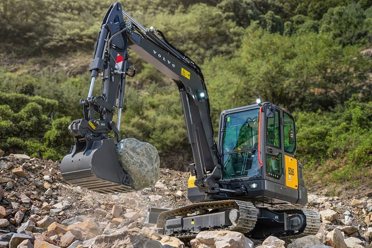 EC65 Volvo graafmachine