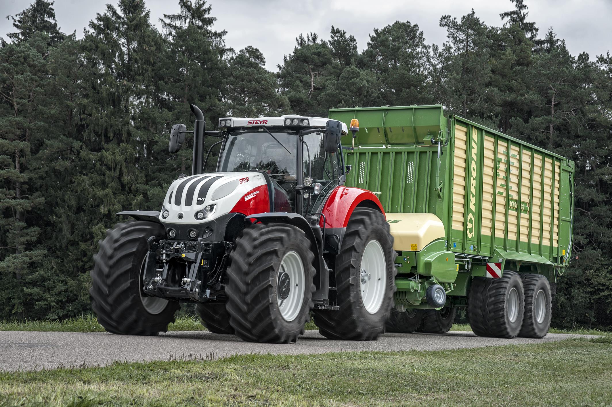 Steyr landbouwmachines  Steyr trekkers voor agrariërs, loonwerkers