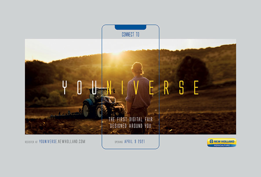 New Holland Agriculture verlengt YOUNIVERSE digitale beurs