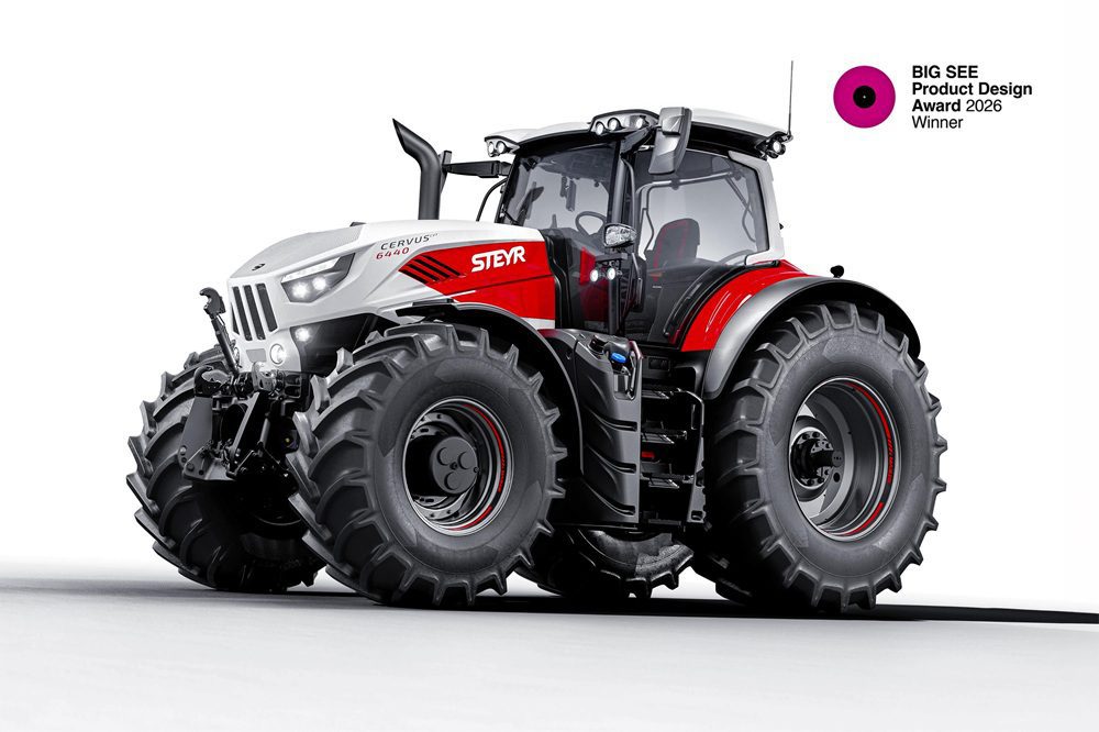Steyr Cervus CVT wint BIG SEE Design Award