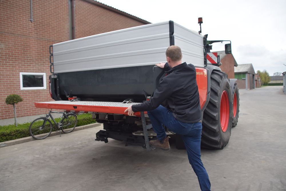 Het trapje is misschien wat kort maar de loopbrug is magnifiek, aldus Wauters